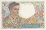 France 1943 5 Francs - Shepherd - 22-07-1943 - Serial Y.37 UNC