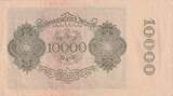 Germany  10000 mark - Portrait by Albrecht Dürer - Reichsbanknote - Serial J - 1922 XF