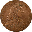 France 1 token Louis XIV - Copper Token, Truce of Ratisbon - Nuremberg FF+