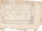 France  100 Francs - 18 Nivose An III - (07.01.1795) - Sign. Edouard- Serial 5255 VF