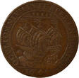 France 1 token Mayors of Nantes, Yves de Monti - Copper Token -1644 TB+/TTB