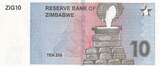 Zimbabwe  10 Zig - Chiremba - 2024 - Serial AA UNC