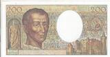 France  200 Francs - Montesquieu - 1987 - Serial H.049 AU
