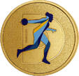 French Mint 2023 Medallion D - Alphabet Sports - Paris 2024 UNC