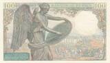 France 1944 100 Francs - Descartes - 12-10-1944 - Serial K.117 UNC