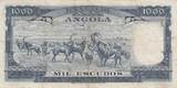 Angola 1970 1000 Escudos - A. Tomas - dam - 10-06-1970 - Serial 20tT VF
