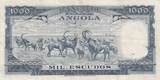 Angola 1970 1000 Escudos - A. Tomas - dam - 10-06-1970 - Serial L7Ab VF