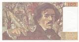 France  100 Francs - Delacroix - 1989 - Serial U.148 UNC
