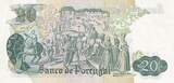 Portugal 1971 20 Escudos - Garcia de Orta - 27-07-1971 - Serial JX XF