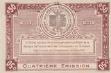France  0.5 Franc - Honfleur and Caen Chamber of Commerce - 1920- Serial A UNC