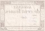 France  100 Francs - 18 Nivose An III - (07.01.1795) - Sign. Lenoir - Serial 722 VF+