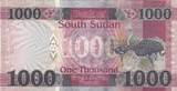 South Sudan  1000 Pounds - Dr John Garang de Mabior - Ostrich - 2024 - Serial CW UNC