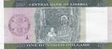Liberia  100 Dollars - W. R. Tolbert - Market - 2022 UNC