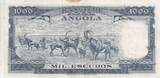 Angola 1970 1000 Escudos - A. Tomas - dam - 10-06-1970 - Serial Aaeh VF