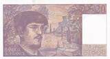 France  20 Francs - Debussy - 1987 - Serial X.019 UNC