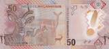 Mozambique 20 meticais 2024 50 Meticais - S. M. Machel - Deer - Polymer - 16-06-2024 - Serial BA UNC