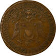 France 1 token Mayors of Nantes, Jacques Frémon - Copper Token -1680 VF