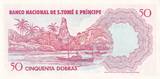 Saint Thomas and Prince  50 dobras - Kg Amador, flower - Fishermen - 1982 UNC