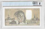 France 1987 500 Francs - Pascal - 03-03-1988 - Série C.273 - PCGS 64 PPQ UNC