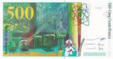 France  500 Francs Pierre and Marie Curie - 1998 WITHOUT SECURITY TREAD UNC