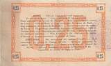 France 25 centimes 1915 25 Cents - Laon - Regional Coupon - 19-09-1915 - Fourth serial VF