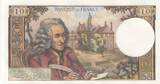 France 1970 10 Francs - Voltaire - 08-05-1970 - Serial T.588 AU