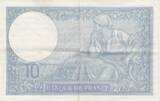 France 1940 10 Francs Minerva - 24-10-1940 - Serial U.78274 VF+