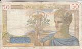 France 1940 50 Francs Ceres - 14-03-1940 - Serial W.12964 VF