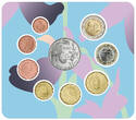 San Marino 2025 BU Euro 2024 box set with €5 Silver Butterfly
