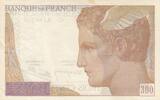 France 1938 300 Francs - Ceres - 06-10-1938 - Serial C.0180236 VF+