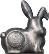 Mongolia  Year of the Rabbit - 1 Ounce Silver 2023 BE ( belle épreuve)