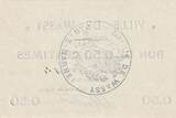 France 0.50 centimes 0.50 cents - City of Wassy - October 1915 XF+