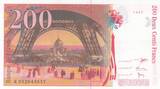 France  200 Francs - Gustave Eiffel - Tour Eiffel - 1996 - Serial K.052 UNC