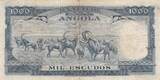 Angola 1970 1000 Escudos - A. Tomas - dam - 10-06-1970 - Serial Aage VF