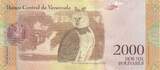 Venezuela 2016 2000 Bolivares - Guaicaipuro - Owl - 18-08-2016 - Letter B UNC