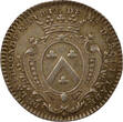 France 1 token Mayors of Nantes, René Darquistade - Silver Token, 2nd Mandate - 1743 VF+