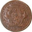 France 1 token Lyon, Consulat De Lyon, Jean Baptiste Flachat - Jeton Bronze 1753 XF