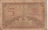 Madagascar  5 Francs Goddess Juno - 1937 - Sign. Chaudun - P.35 - Serial l.1952 FF