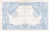 France 1916 5 Francs - Blue - 16-05-1916 - Serial N.11864 XF