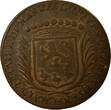 France 1 token Mayors of Nantes, Jacques Charette - Copper Token -1671 VF+