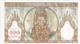 Tahiti  100 Francs Statue of Angkor - ND (1956) - Specimen UNC