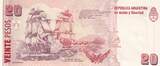 Argentina  20 Pesos - Juan Manuel De Rosas - Boats - ND (2003) - Serial G UNC