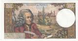 France 1965 10 Francs - Voltaire - 07-10-1965 - Serial E.176 AU