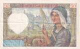 France 1942 50 Francs Jacques Coeur - 15-05-1942 - Serial H.171 VF