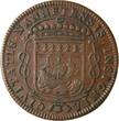 France 1 token Mayor of Nantes - Copper Token, Louis Macé - 1663 VF