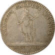France 1 token Silver Token, Grand Masters of the University of Paris - 1747 TB+/TTB