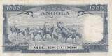 Angola 1970 1000 Escudos - A. Tomas - dam - 10-06-1970 - Serial p5Rp VF