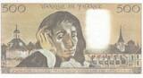 France 1979 500 Francs - Pascal - 07-06-1979 - Serial Q.98 UNC