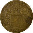 France 1 token Mayors of Nantes, François Lorido - Brass Token -1667 TB+/TTB