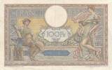 France 1926 100 Francs LOM - large cartridges - 28-01-1926 - Serial B.13511 VF